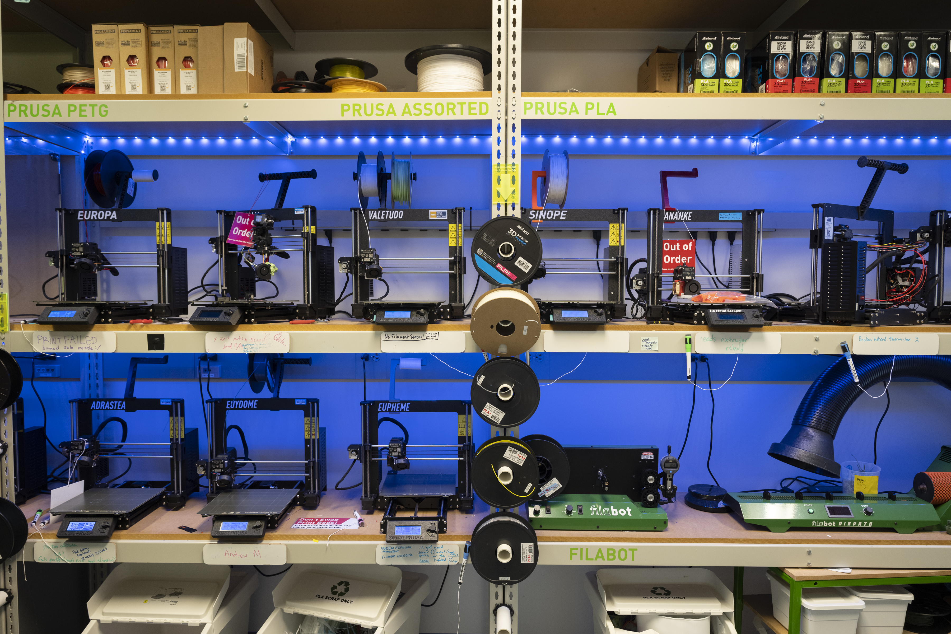 3D printing studio 