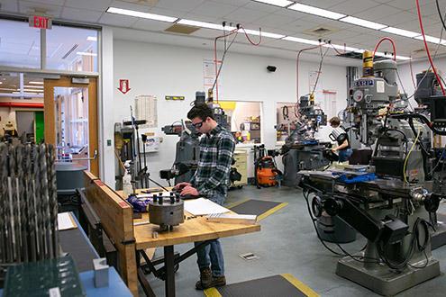 A look inside the Metal Shop at Olin College