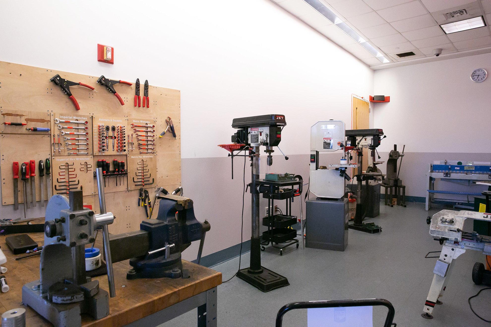 A look inside the MiniShop at Olin College